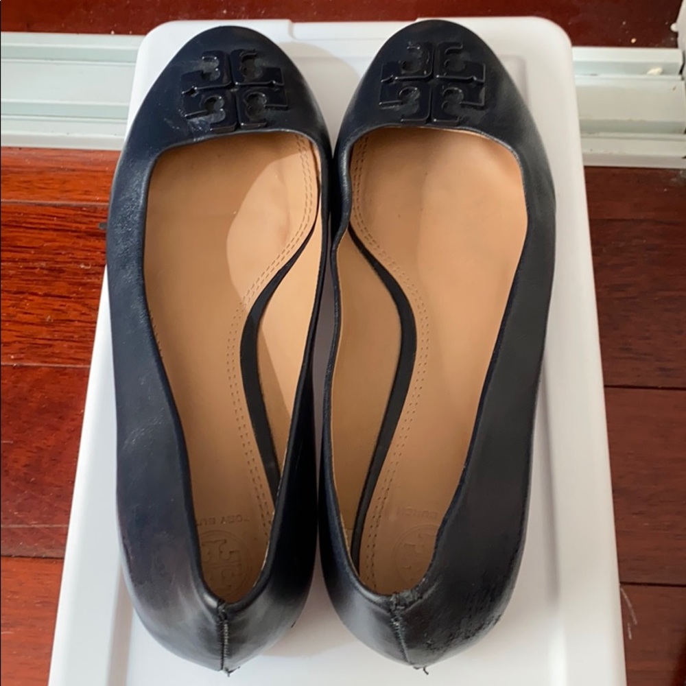 Tory Burch Navy Flats